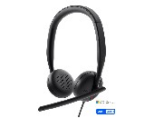 Dell Wired Headset WH3024 + Dell Wired Headset Ear Cushions - HE324