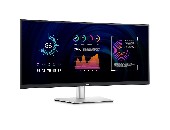 Dell P3424WE, 34" Curved, WQHD AG, IPS, 21:9, 5ms, 1000:1, 300 cd/m2, (3440x1440 ), 99% sRGB, HDMI, DP, USB-C PD of up to 90W, USB 3.2 hub, KVM ports, RJ45, ComfortView Plus, Height Adjustable, Swivel, Tilt, Black