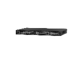 Dell Networking N1100/1 RU, half width, fanless/48x 1GbE RJ45 + 4x 10GbE SFP+ ports/