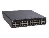 Dell Networking X1026/1 RU, half width/24x 1GbE and 2x 1GbE SFP ports/