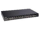 Dell Networking X1052/1 RU/48x 1GbE and 4x 10GbE SFP+ ports/
